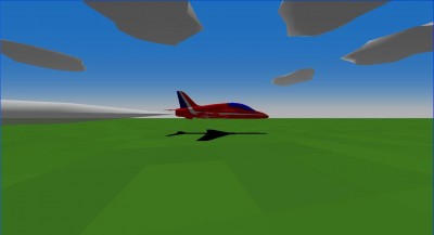 A tu próby na granicy błędu Hawk z grupy akrobatycznej Red Arrows